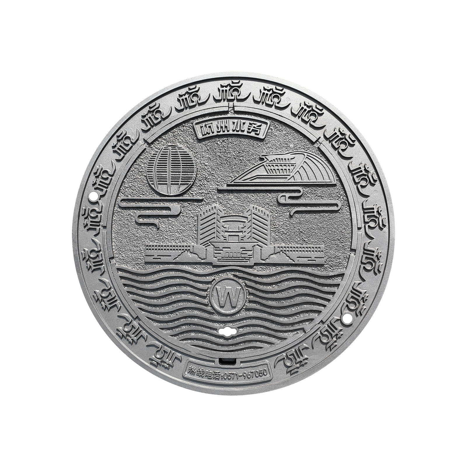 球墨铸铁防沉降井盖